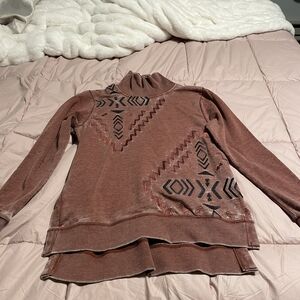 Ariat Rust Brown Knit Top
